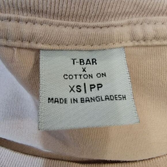 T-BAR X COTTON ON Unknown Projects Short Sleeve Tee size XS - Picture 3 of 5